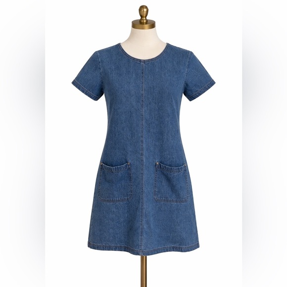 Fads Dresses & Skirts - FADS vintage denim dress size 8 with pockets​​​​